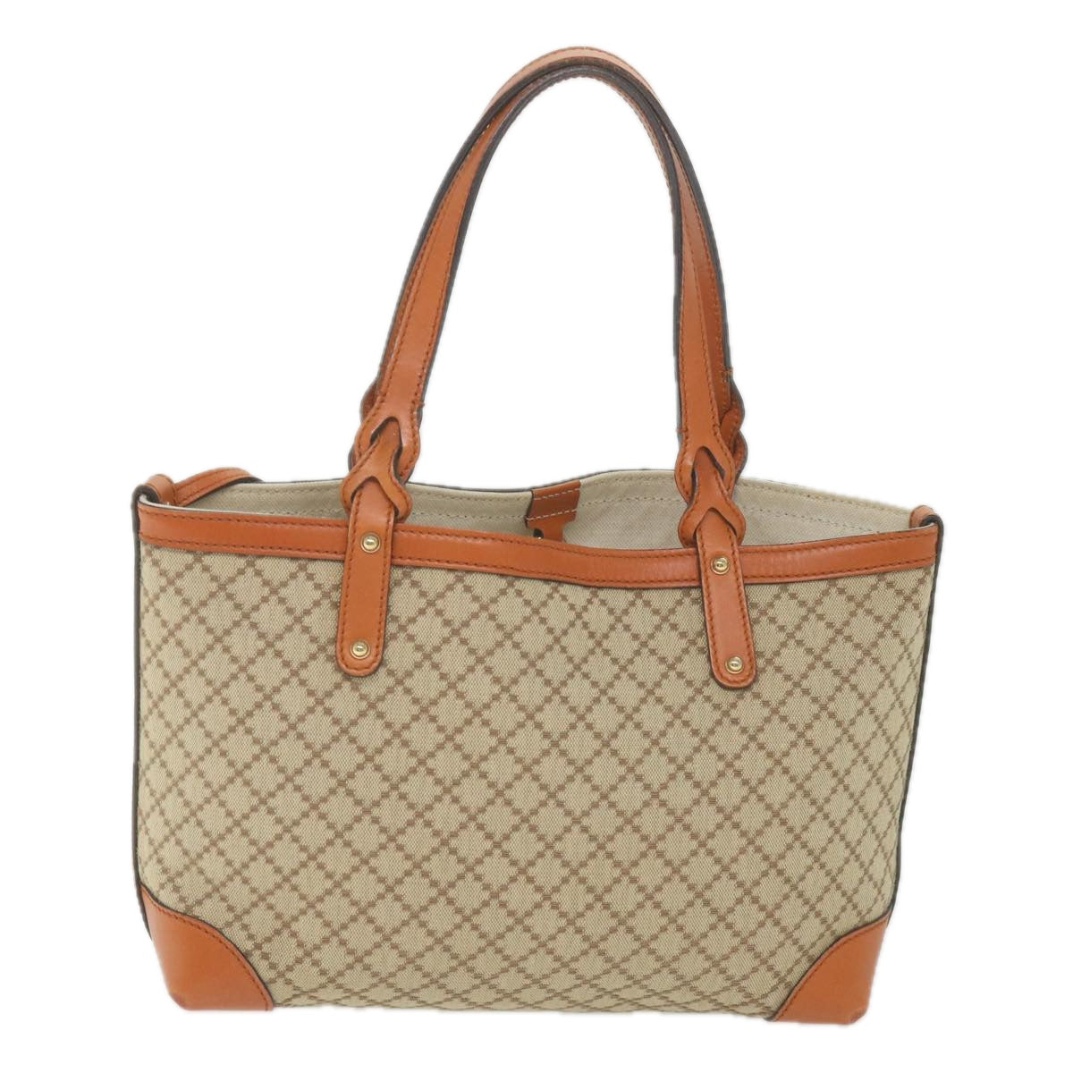 GUCCI Diamante Tote Bag Canvas Beige 269878 ar10867