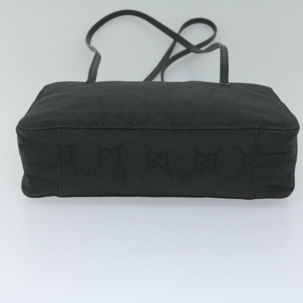 GUCCI GG Canvas Shoulder Bag Black 001 2058 ar10869