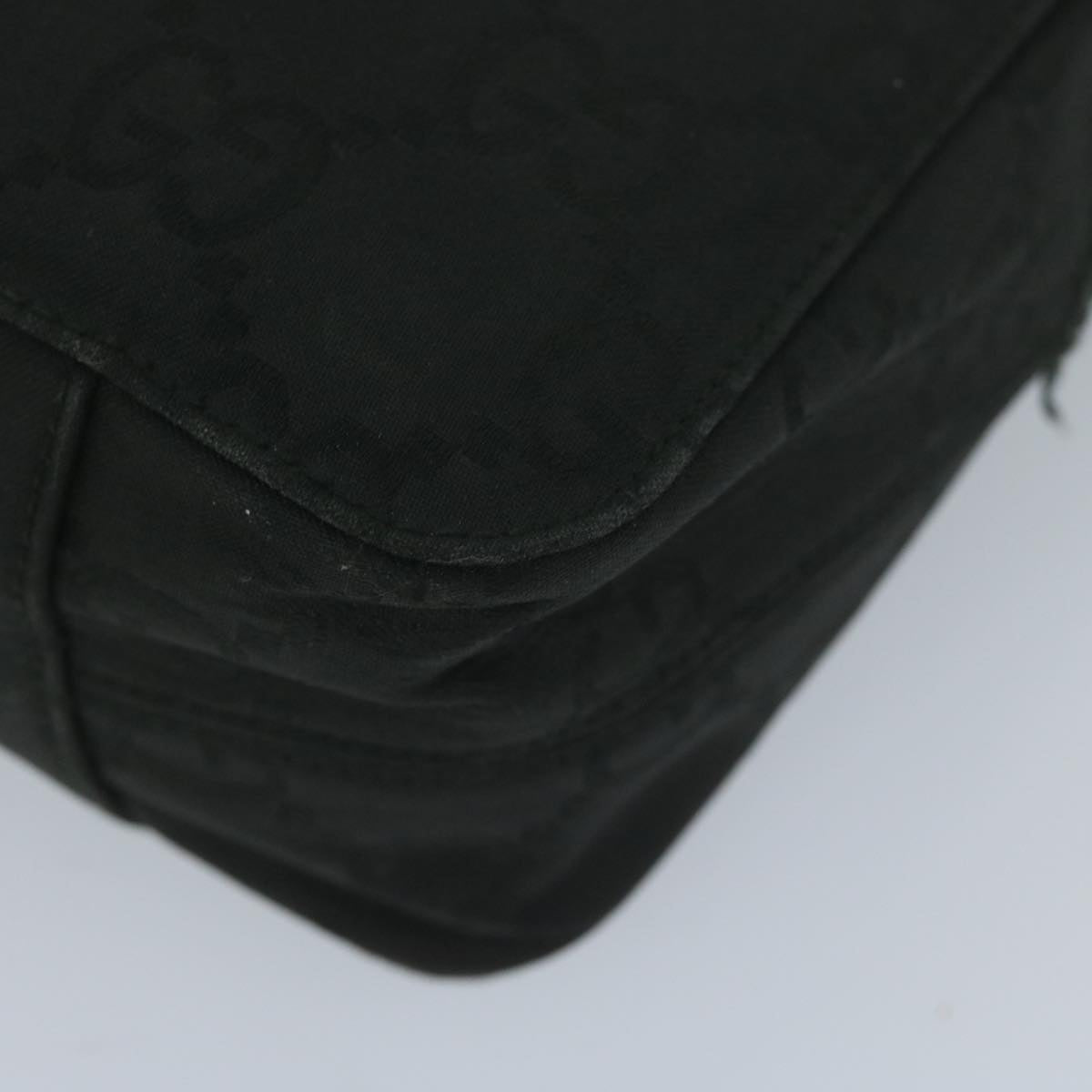 GUCCI GG Canvas Shoulder Bag Black 001 2058 ar10869