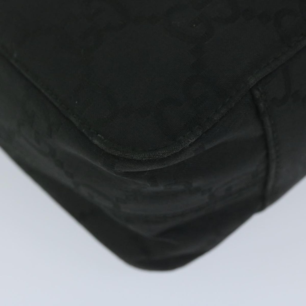 GUCCI GG Canvas Shoulder Bag Black 001 2058 ar10869