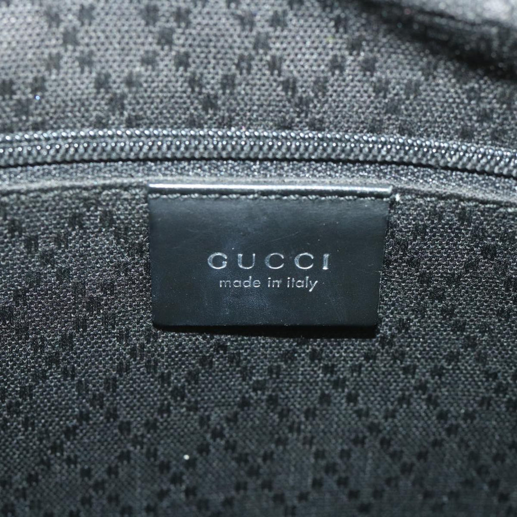 GUCCI GG Canvas Shoulder Bag Black 001 2058 ar10869