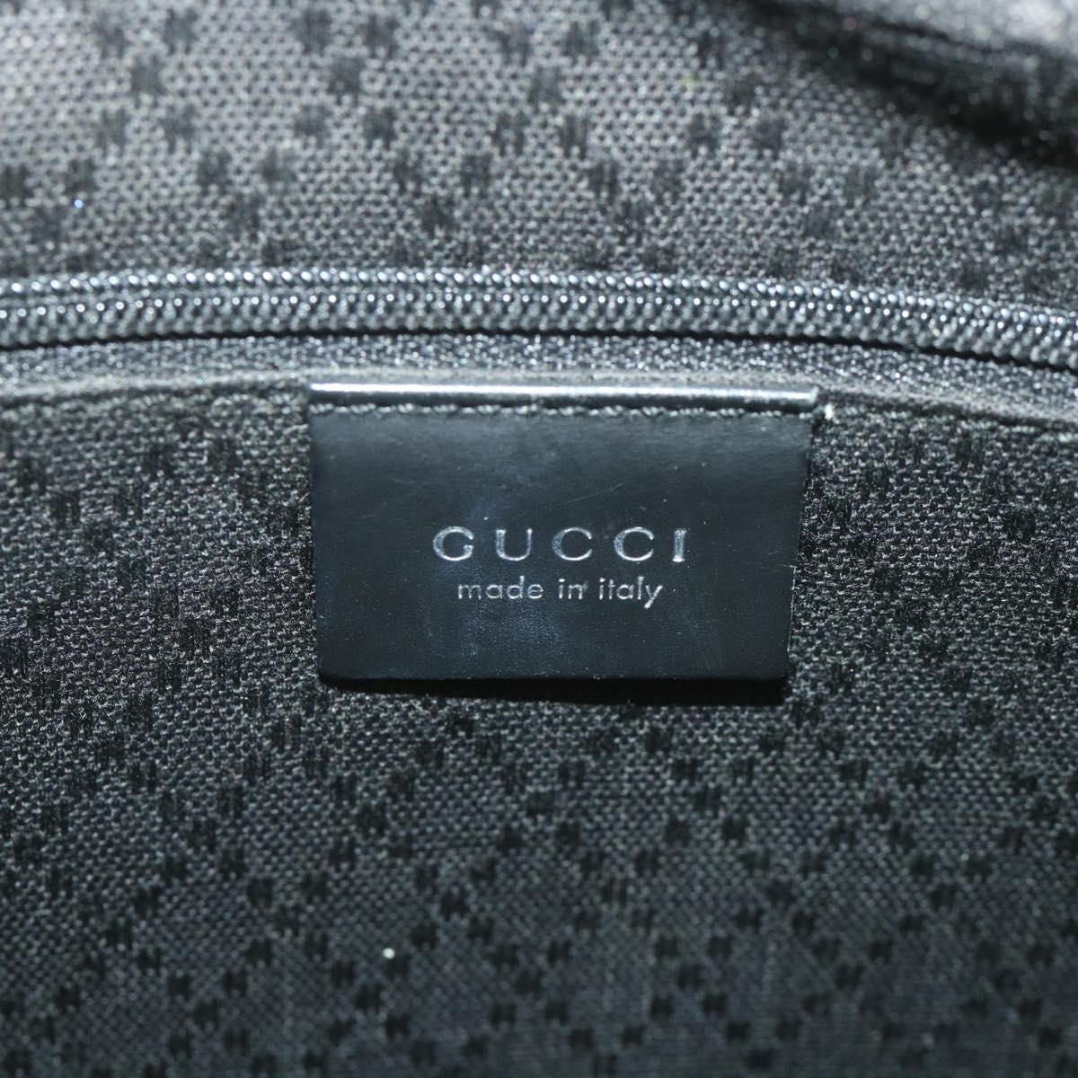 GUCCI GG Canvas Shoulder Bag Black 001 2058 ar10869