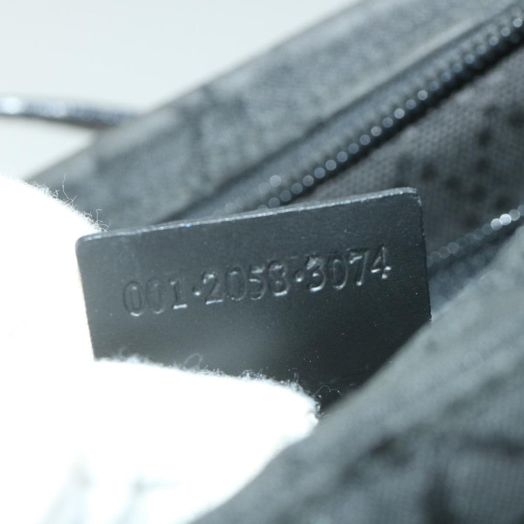 GUCCI GG Canvas Shoulder Bag Black 001 2058 ar10869