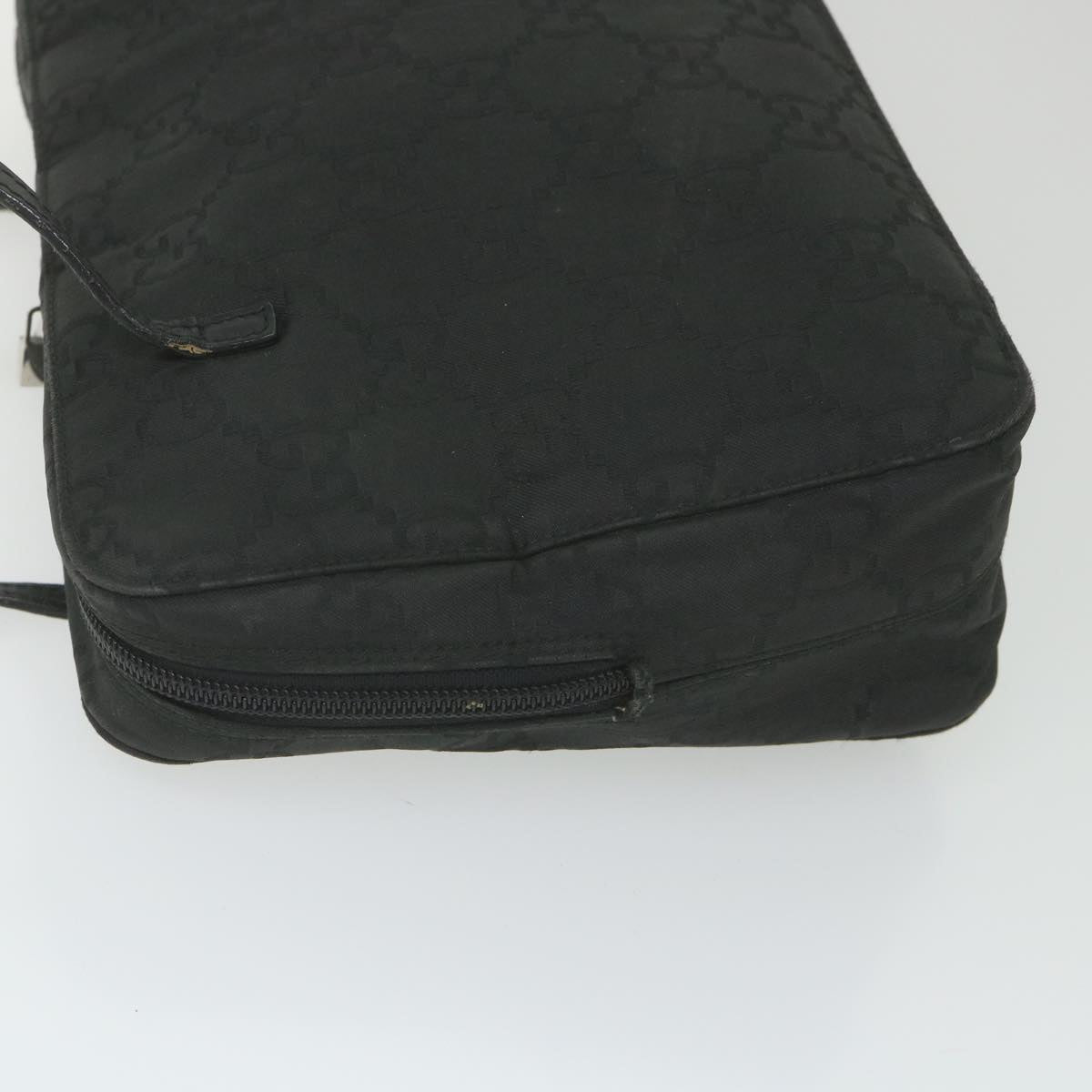 GUCCI GG Canvas Shoulder Bag Black 001 2058 ar10869