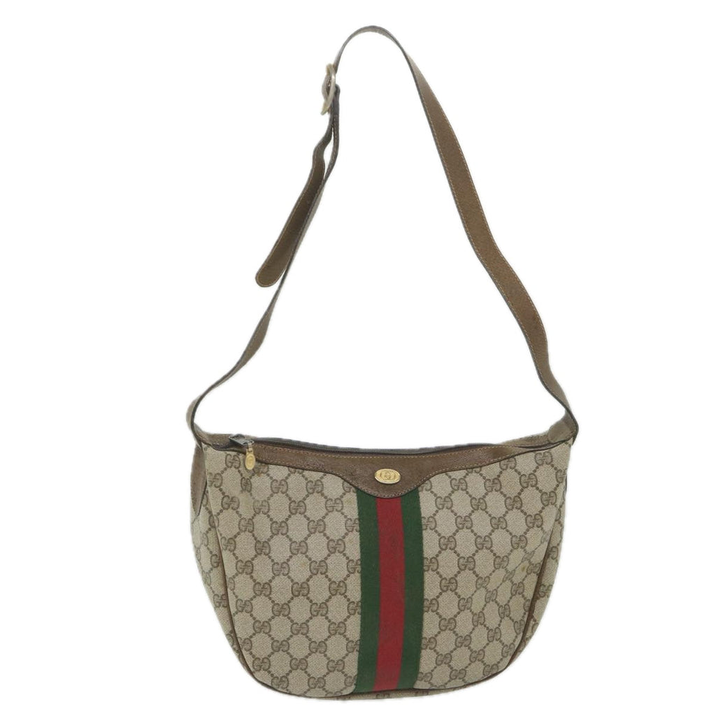 GUCCI GG Supreme Web Sherry Line Shoulder Bag Beige Red 001 3840 5 ar10877