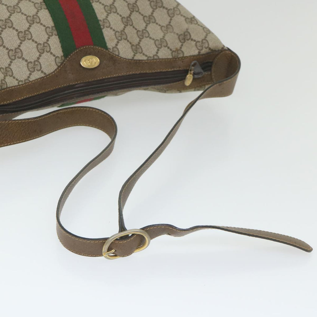 GUCCI GG Supreme Web Sherry Line Shoulder Bag Beige Red 001 3840 5 ar10877