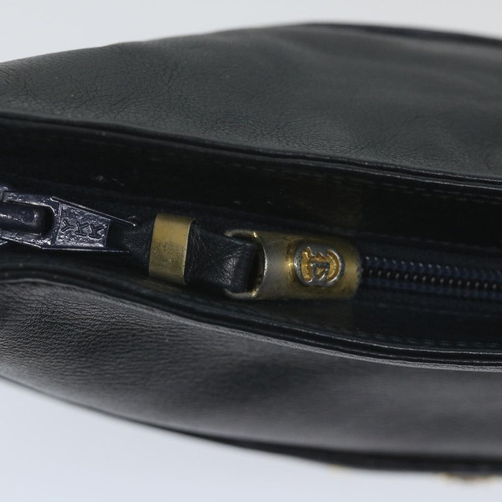 GUCCI Micro GG Canvas Shoulder Bag Navy Red ar10882