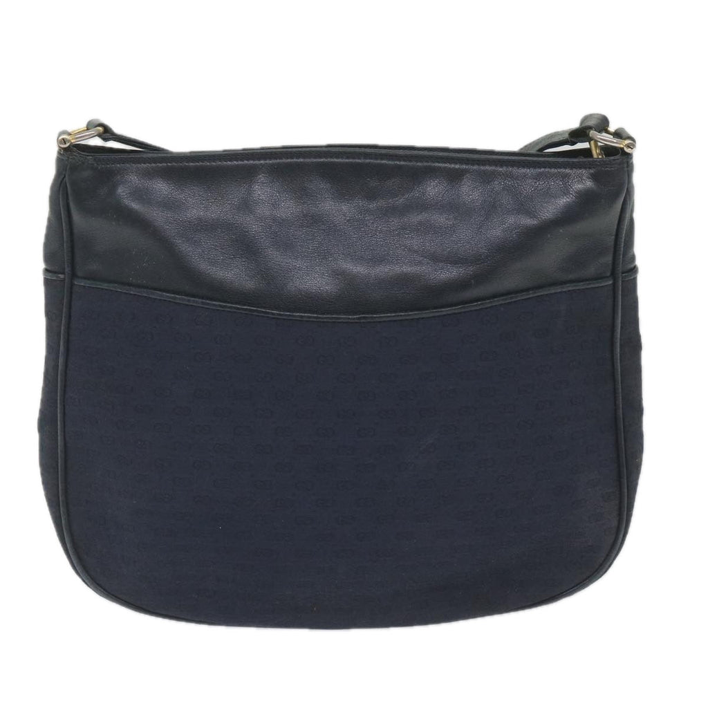 GUCCI Micro GG Canvas Shoulder Bag Navy Red ar10882