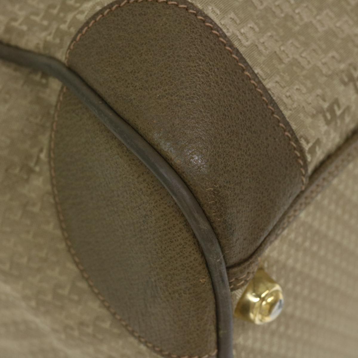 GUCCI Boston Bag Canvas Beige 012 123 3604 ar10892