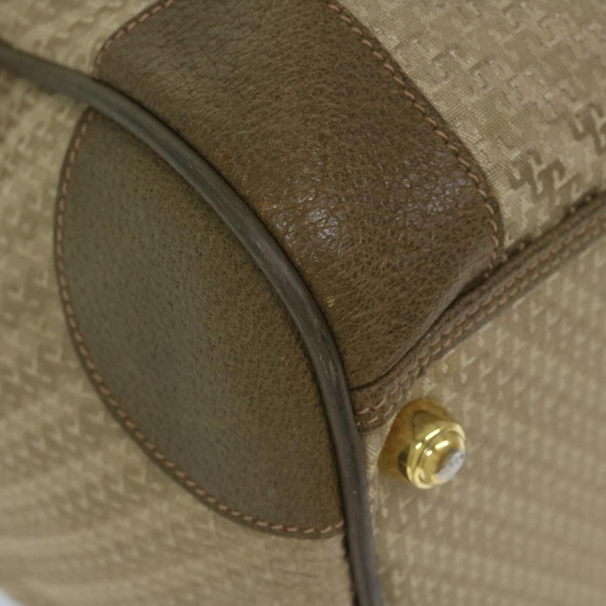 GUCCI Boston Bag Canvas Beige 012 123 3604 ar10892
