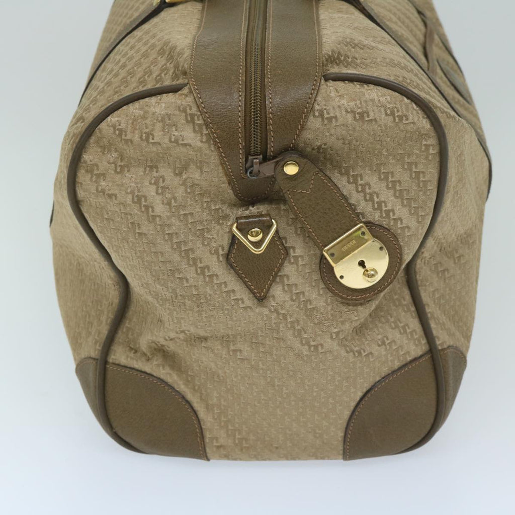 GUCCI Boston Bag Canvas Beige 012 123 3604 ar10892