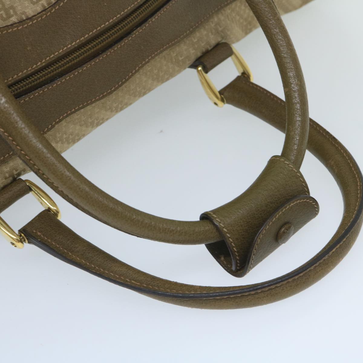 GUCCI Boston Bag Canvas Beige 012 123 3604 ar10892