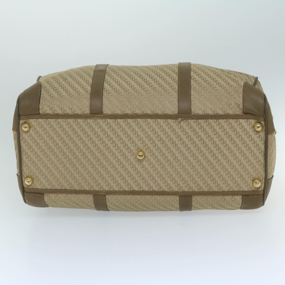 GUCCI Boston Bag Canvas Beige 012 123 3604 ar10892