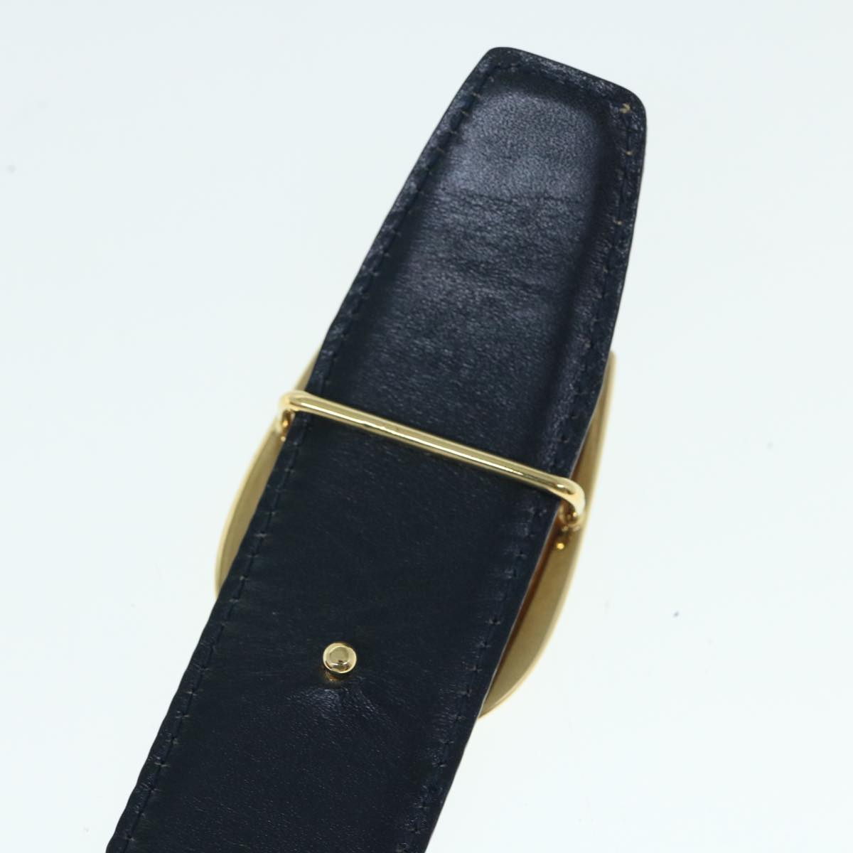 GUCCI Belt Leather 29.1""-31.1"" Brown ar10893