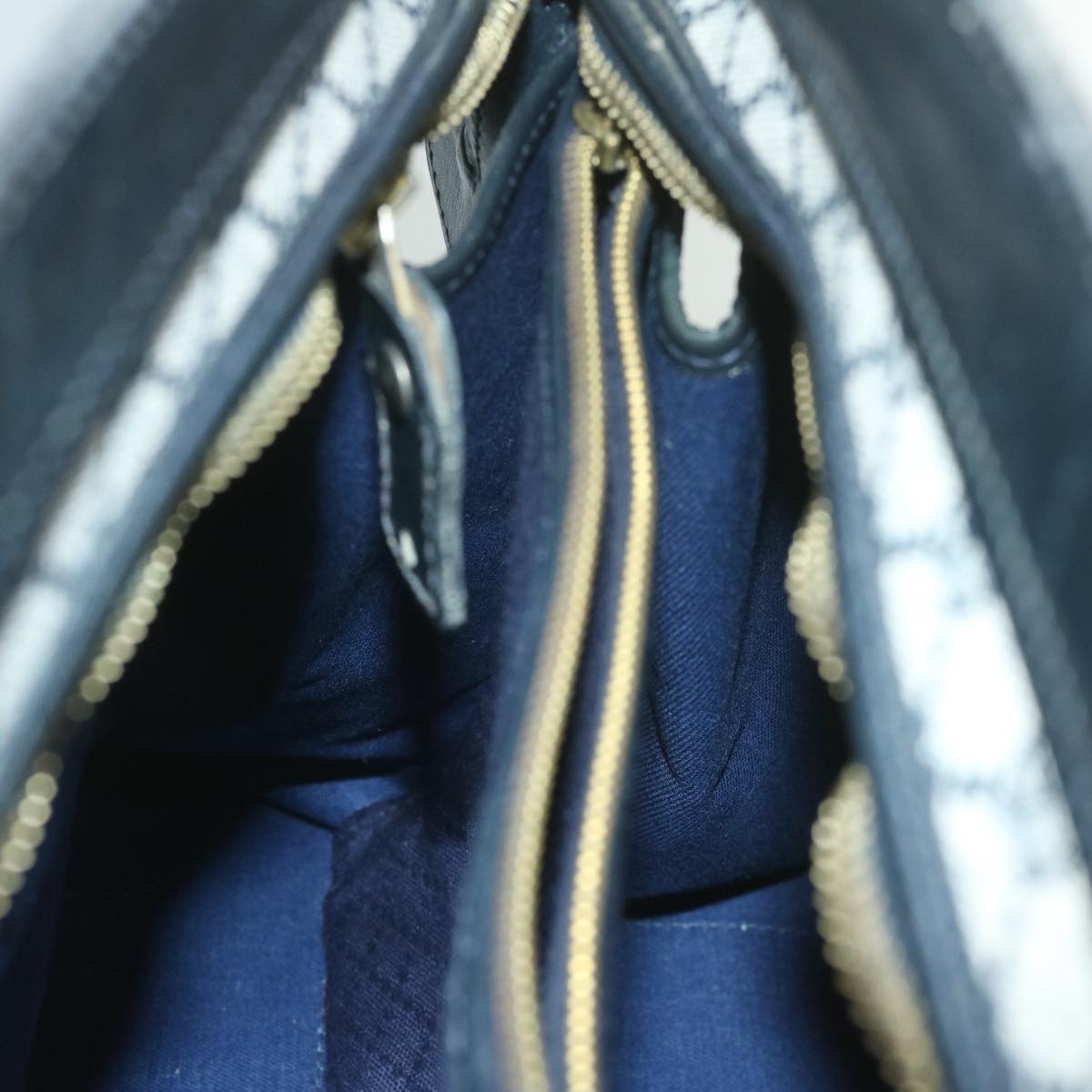 GUCCI GG Supreme Boston Bag PVC Leather Navy ar10943