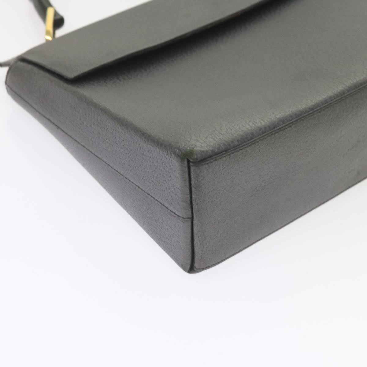 GUCCI Bamboo Hand Bag Leather Gray 001 3444 1887 ar10952B