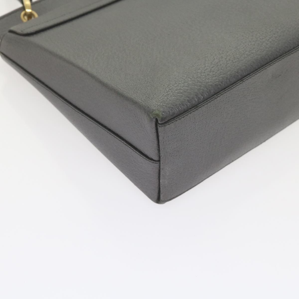 GUCCI Bamboo Hand Bag Leather Gray 001 3444 1887 ar10952B