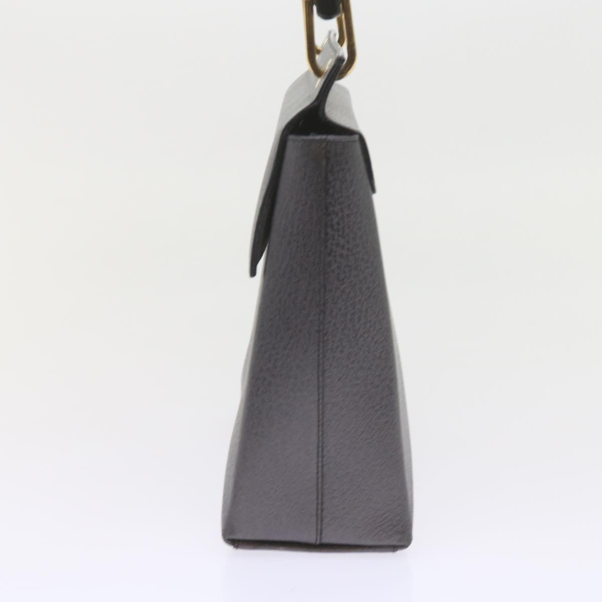 GUCCI Bamboo Hand Bag Leather Gray 001 3444 1887 ar10952B