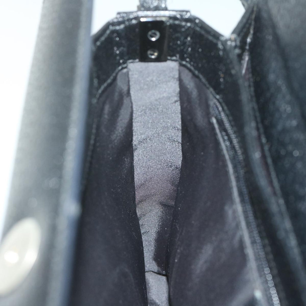 GUCCI Shoulder Bag Leather Black ar11004