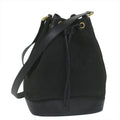 GUCCI GG Canvas Shoulder Bag Black 001 2854 1627 ar11015