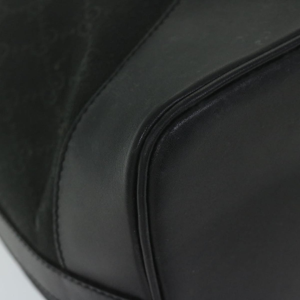 GUCCI GG Canvas Shoulder Bag Black 001 2854 1627 ar11015