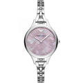Ladies / Womens Aurora Lilac Bracelet Emporio Armani Designer Watch AR11122