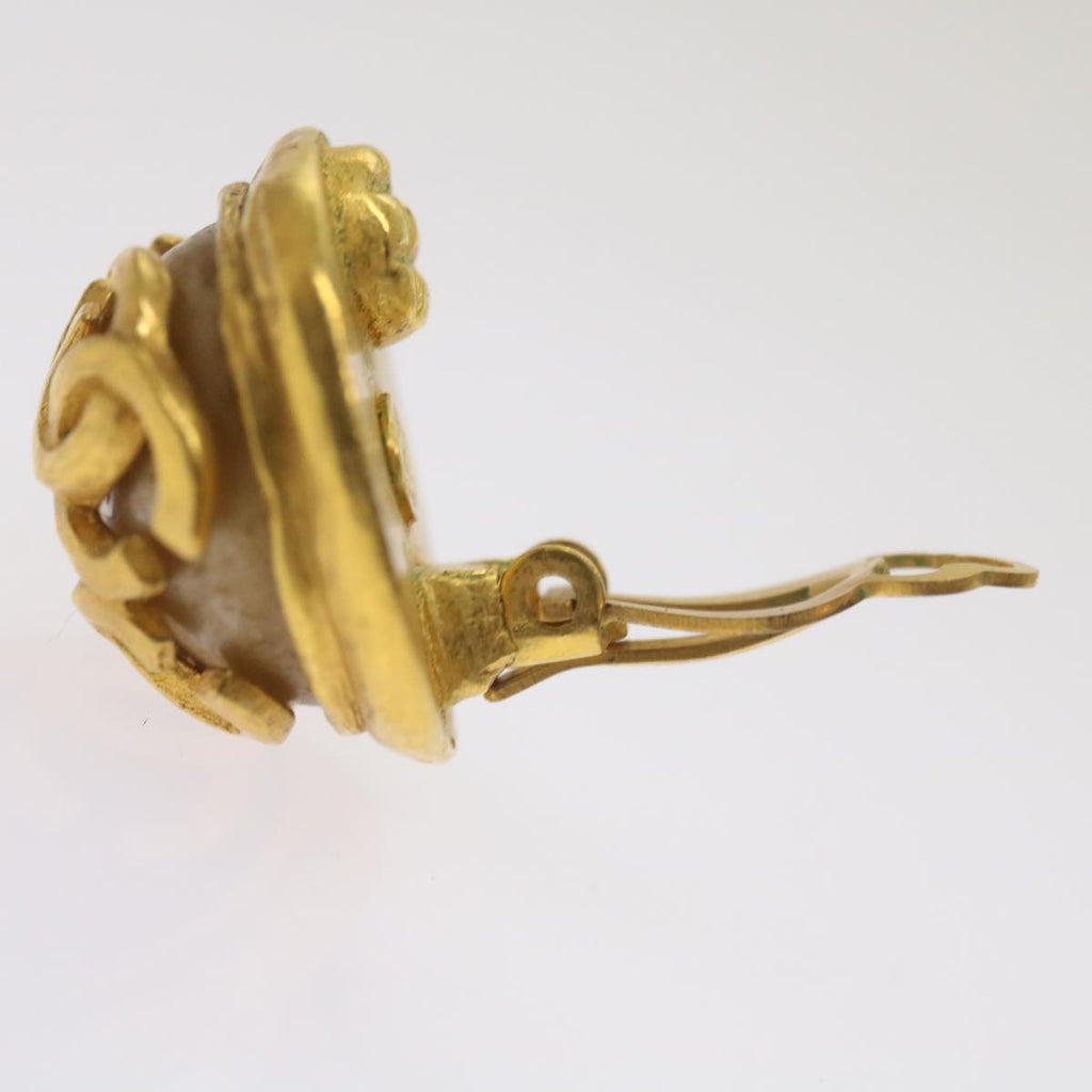 CHANEL Triple Coco Earring Gold CC ar11464B