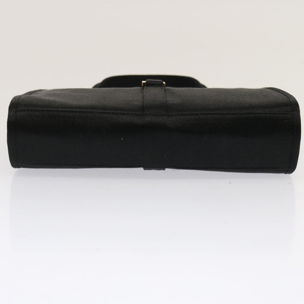 GUCCI Jackie Hand Bag Satin Black 005 0788 00926 ar11686