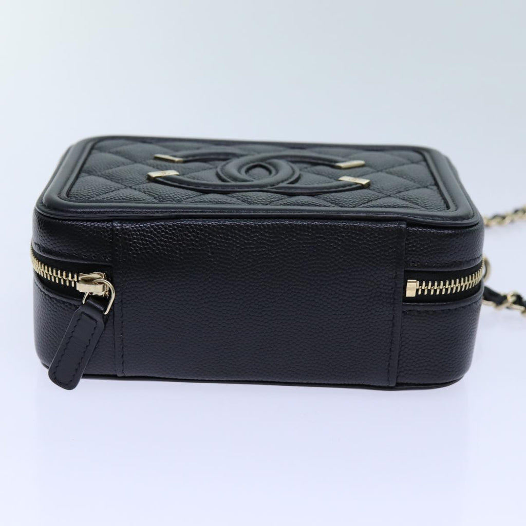 CHANEL Chain CC Figly Mini Bag Caviar Skin Black A84452 CC ar11762A