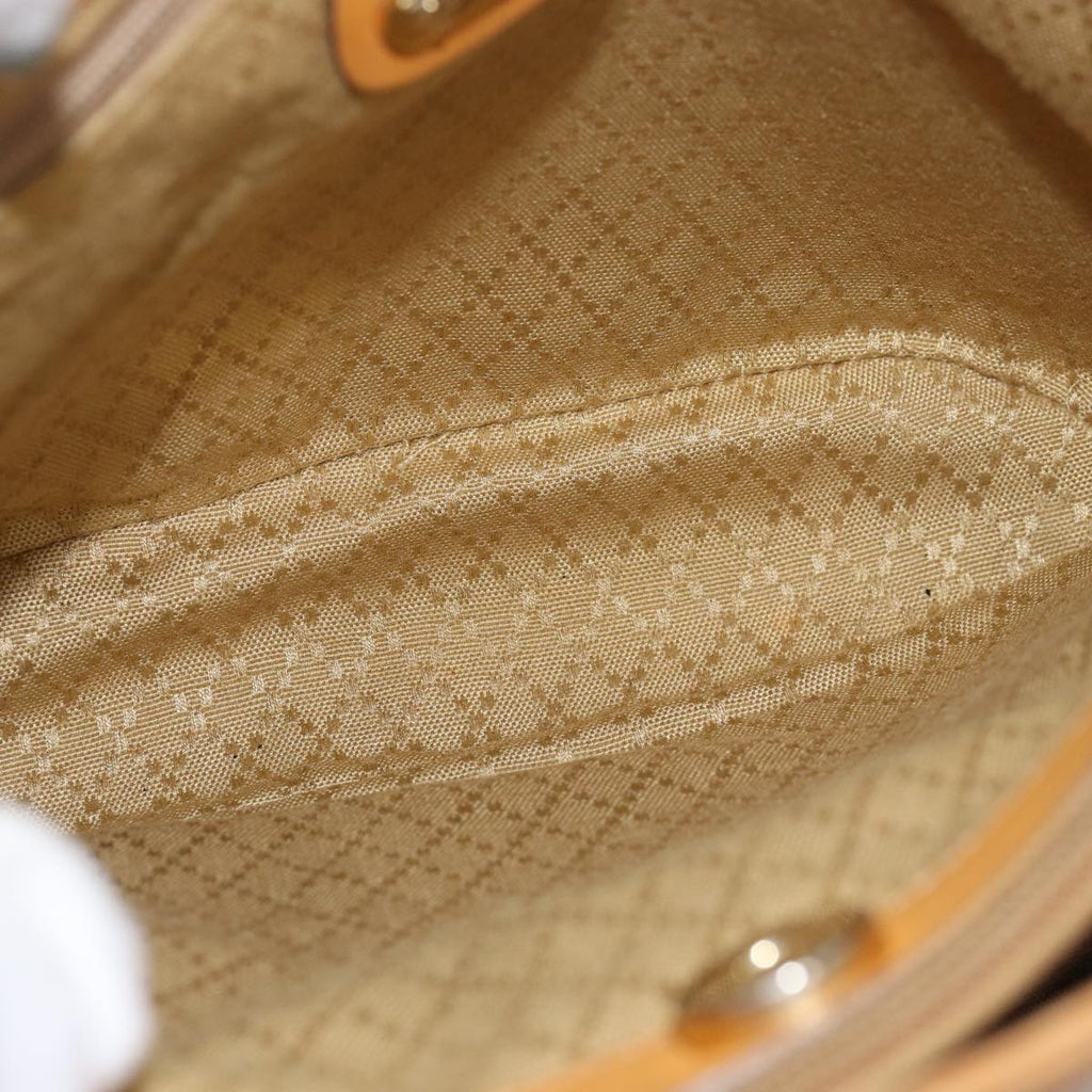 GUCCI Micro GG Supreme Shoulder Bag PVC Beige ar11825