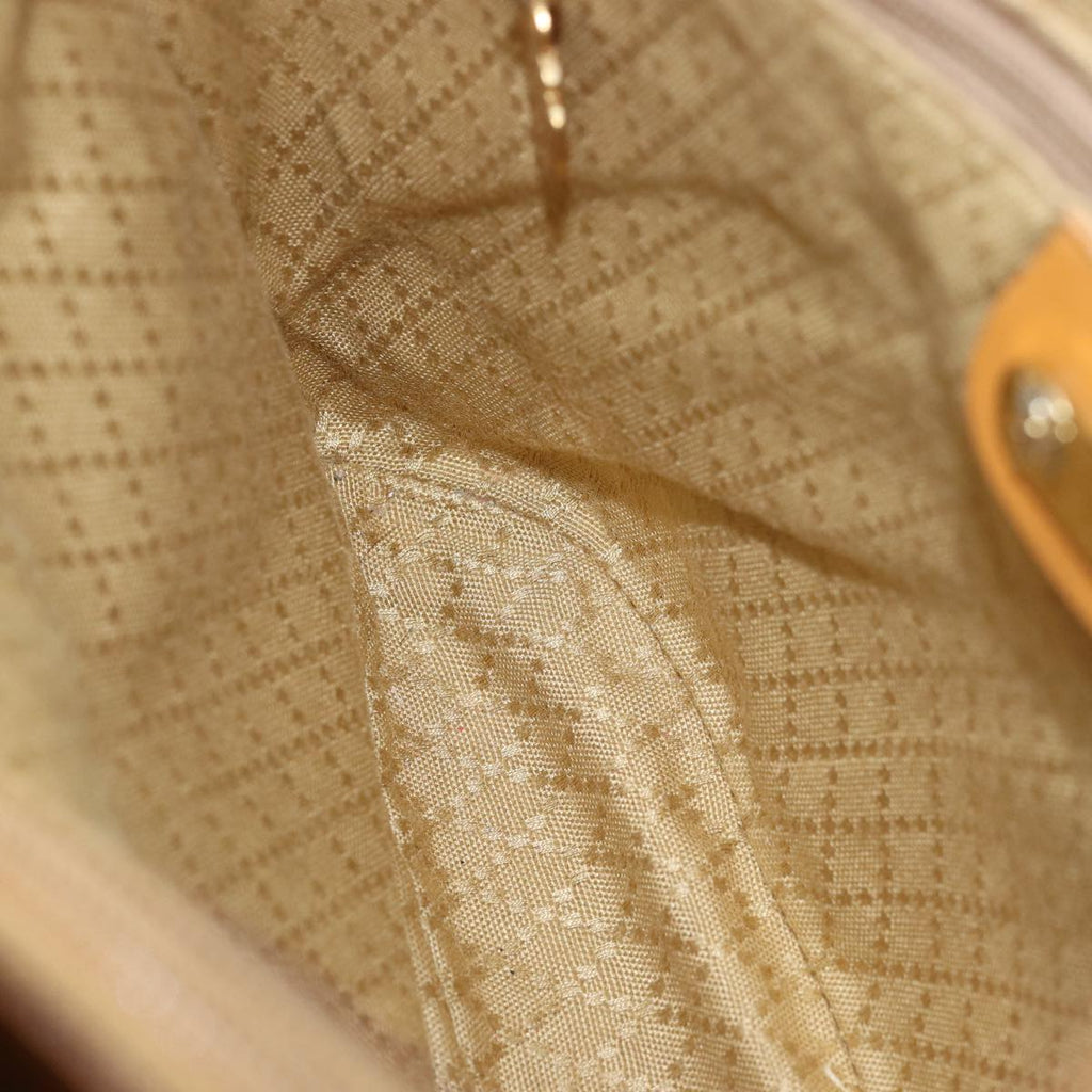 GUCCI Micro GG Supreme Shoulder Bag PVC Beige ar11825