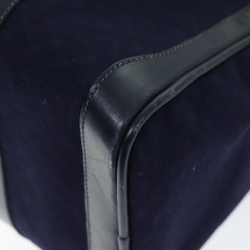 GUCCI Micro GG Canvas Boston Bag Blue ar11842