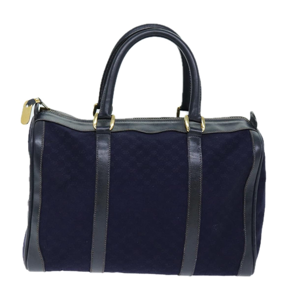GUCCI Micro GG Canvas Boston Bag Blue ar11842