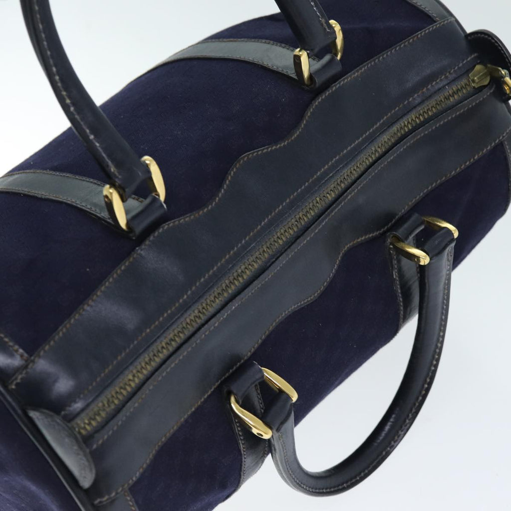 GUCCI Micro GG Canvas Boston Bag Blue ar11842