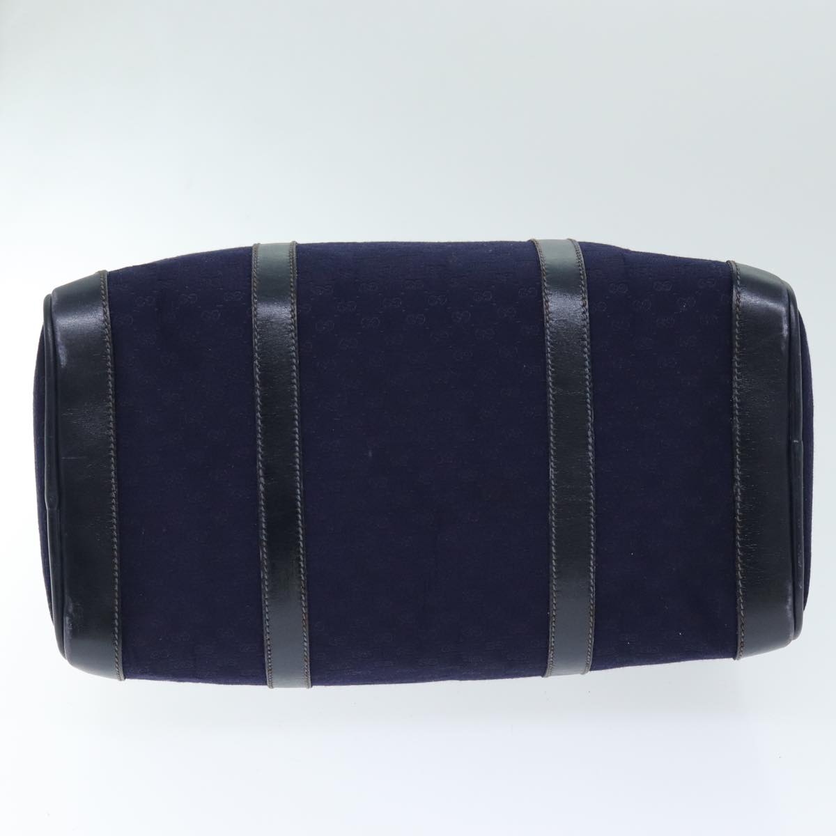 GUCCI Micro GG Canvas Boston Bag Blue ar11842