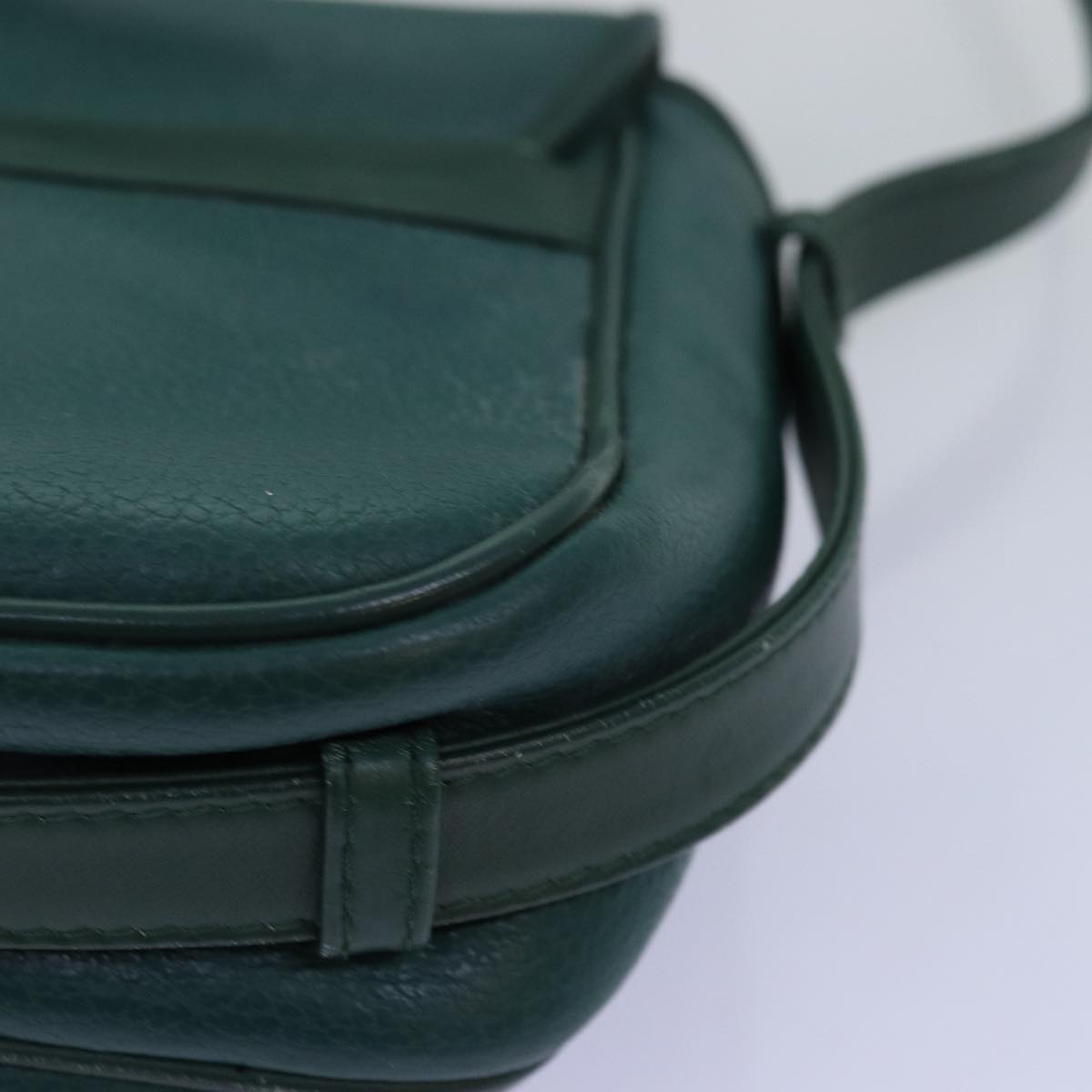 GUCCI Shoulder Bag Leather Green ar11848