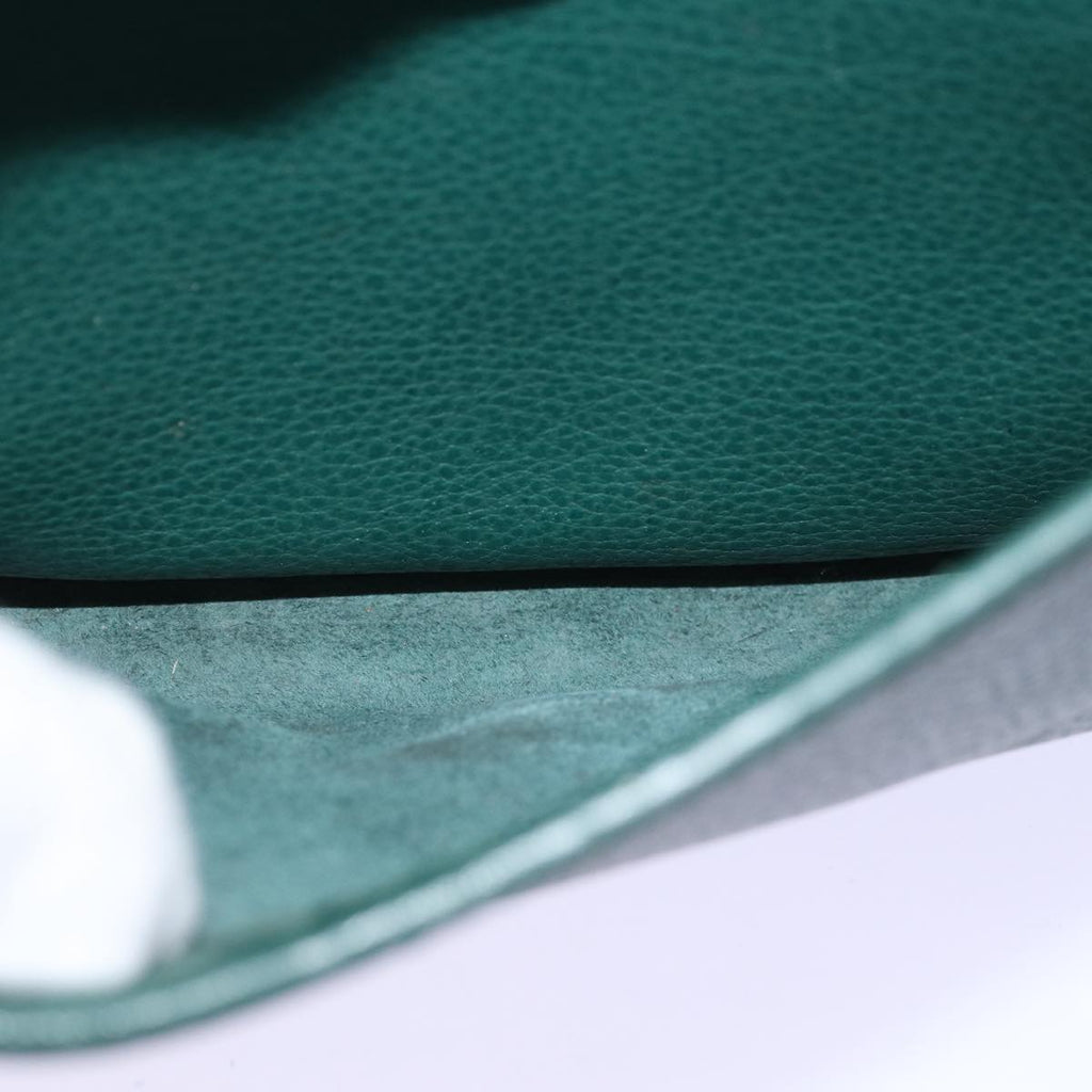 GUCCI Shoulder Bag Leather Green ar11848