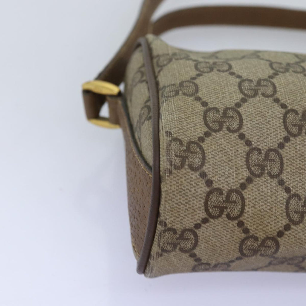 GUCCI GG Supreme Web Sherry Line Shoulder Bag Beige Red 89 02 018 ar11875