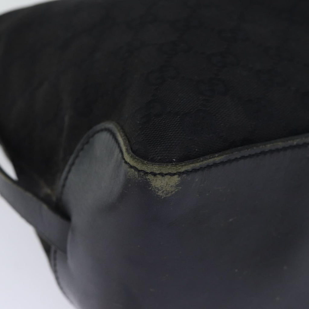 GUCCI GG Canvas Hand Bag Black ar11879