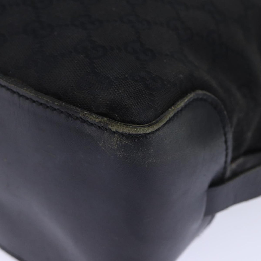 GUCCI GG Canvas Hand Bag Black ar11879
