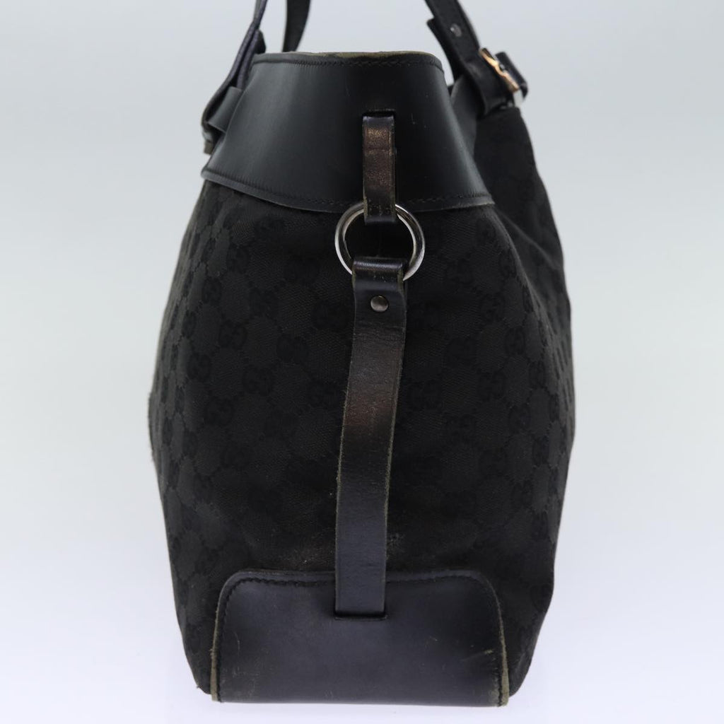 GUCCI GG Canvas Hand Bag Black ar11879