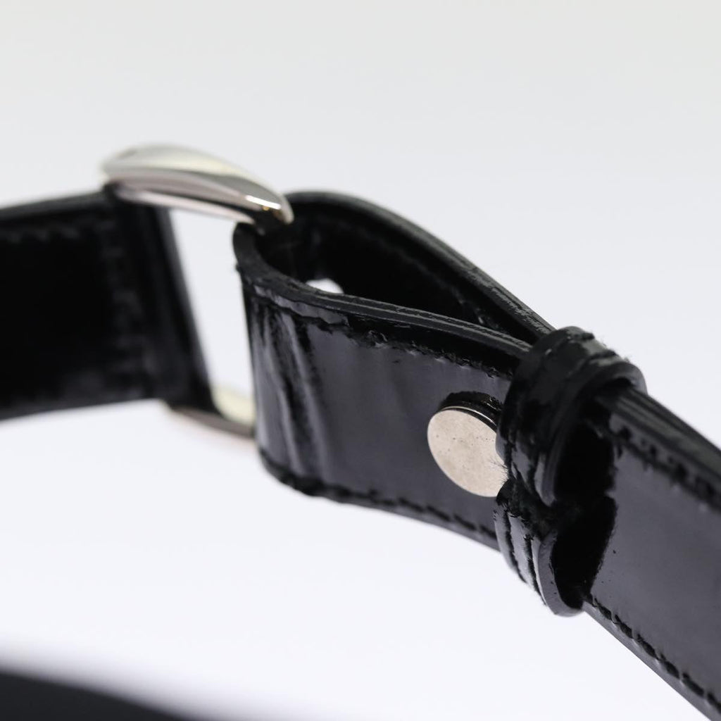 GUCCI Bamboo Hand Bag Nylon Black ar11884