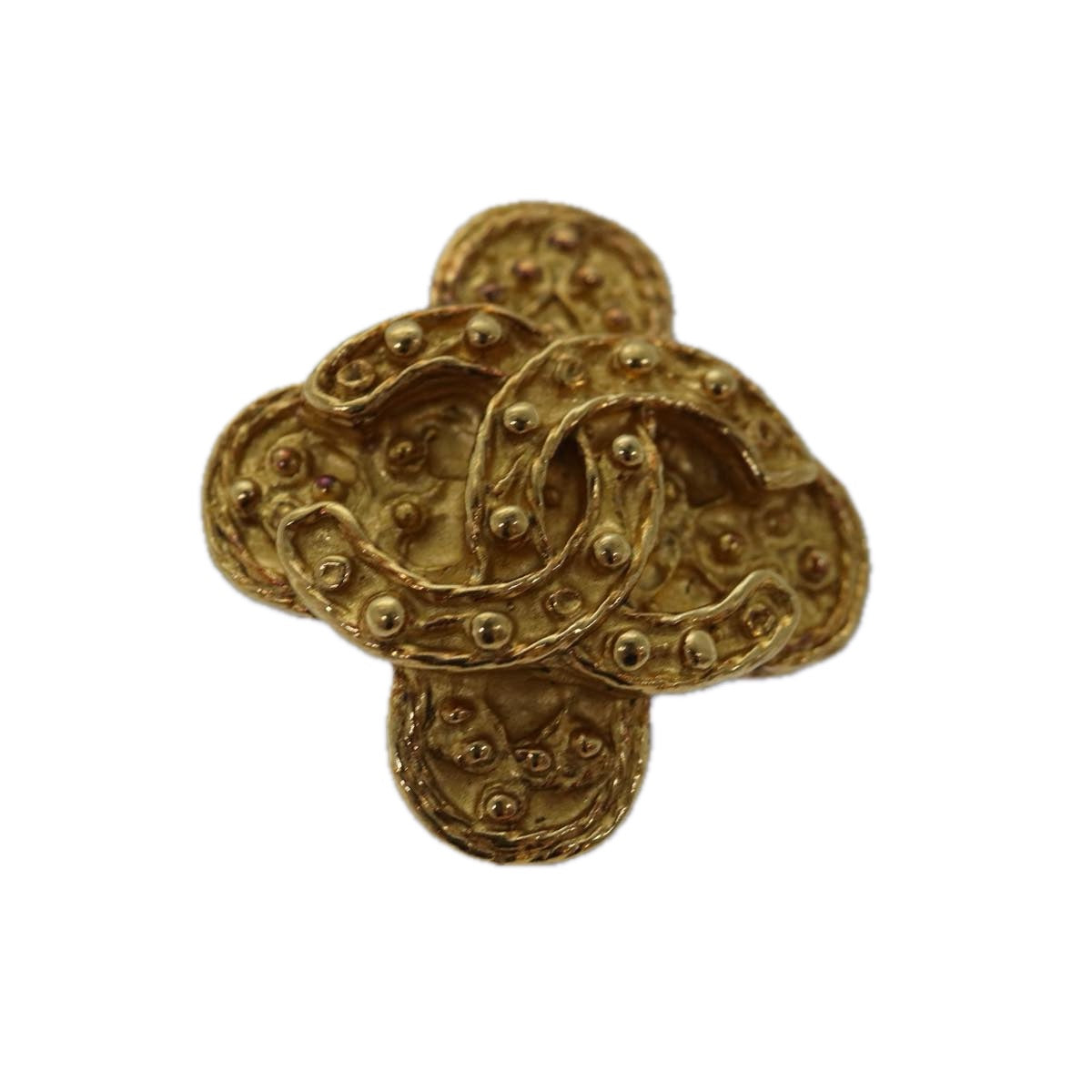 CHANEL COCO Mark Earring metal Gold CC ar11932B