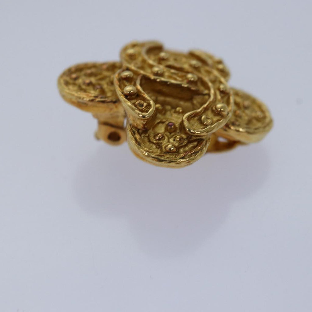 CHANEL COCO Mark Earring metal Gold CC ar11932B