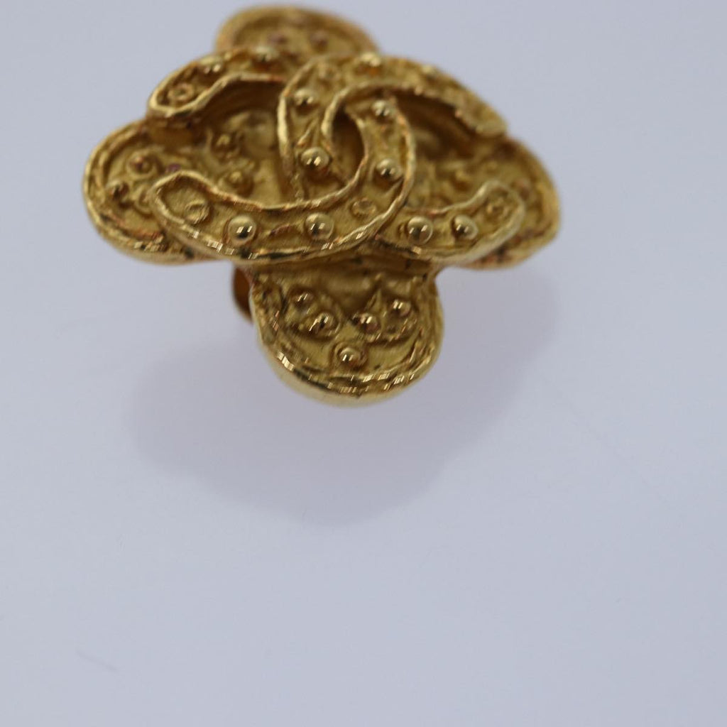 CHANEL COCO Mark Earring metal Gold CC ar11932B