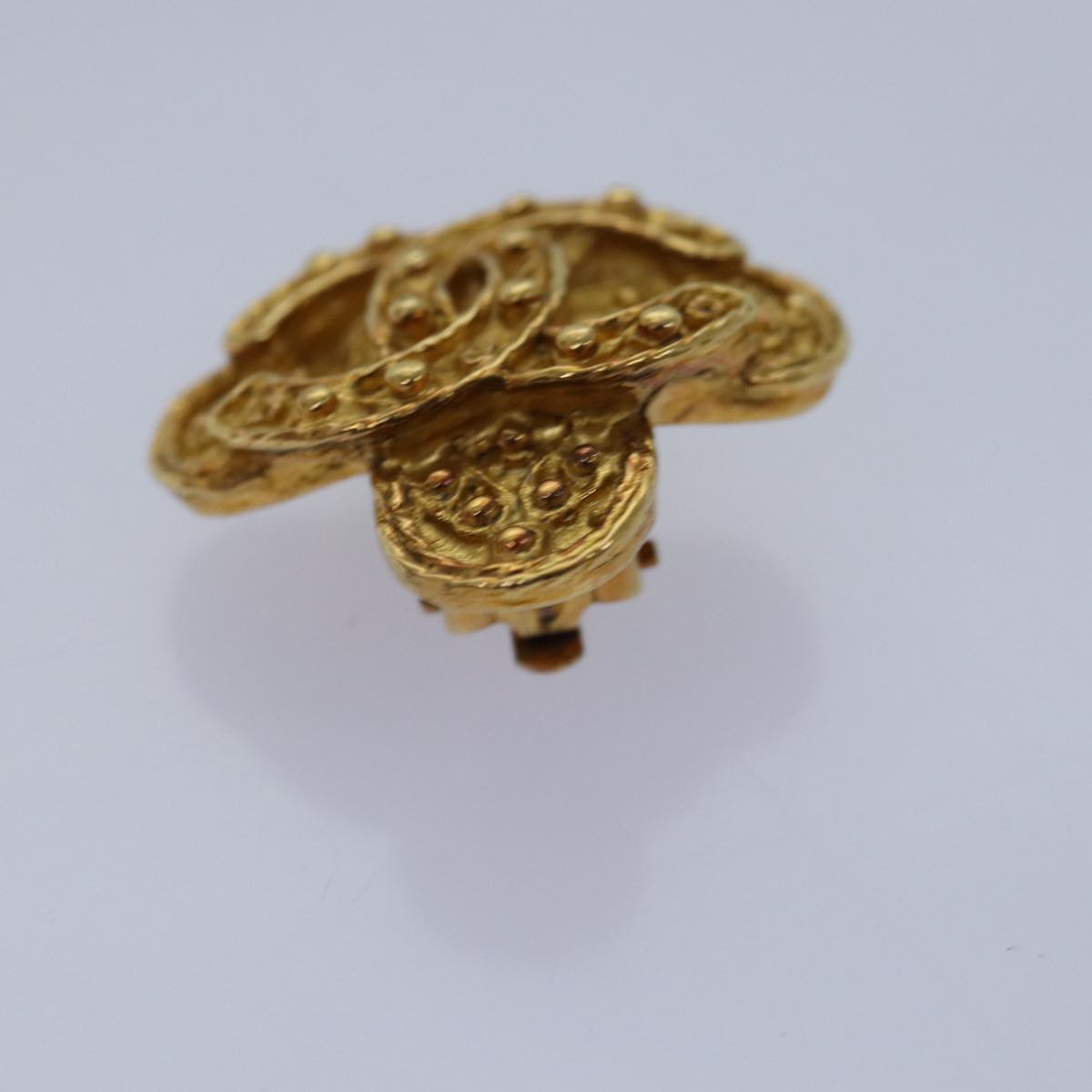 CHANEL COCO Mark Earring metal Gold CC ar11932B