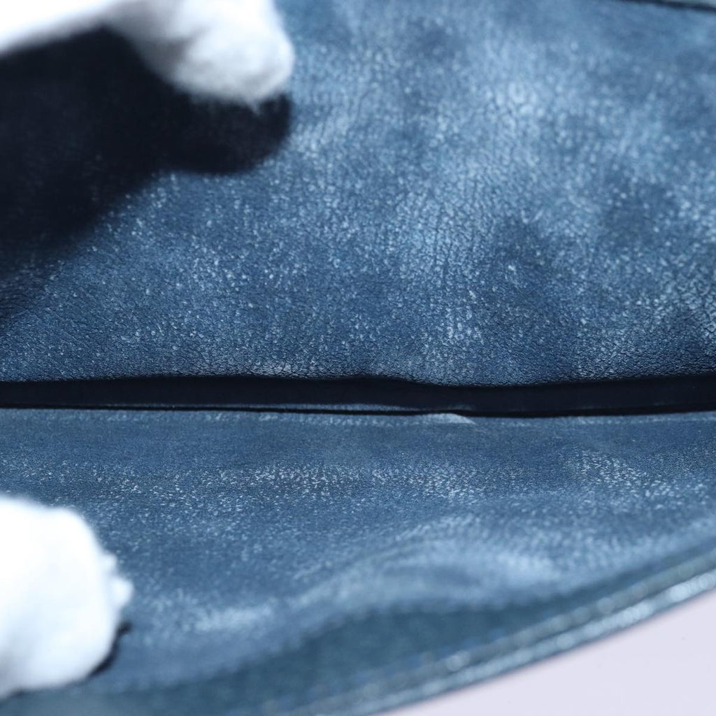 GUCCI GG Supreme Shoulder Bag PVC Leather Navy 004 106 0024 ar11976
