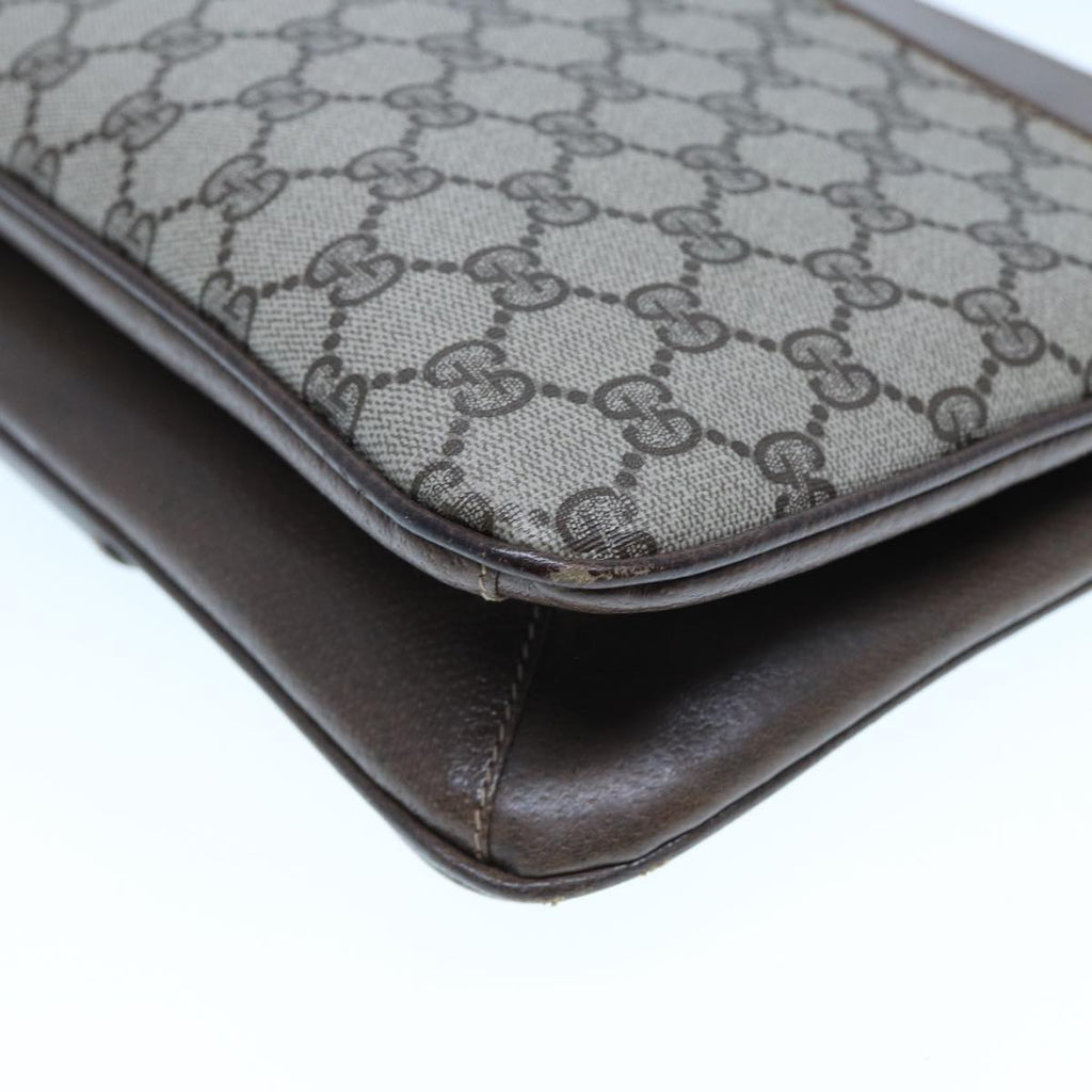 GUCCI GG Supreme Hand Bag PVC Beige 86 02 021 ar11979