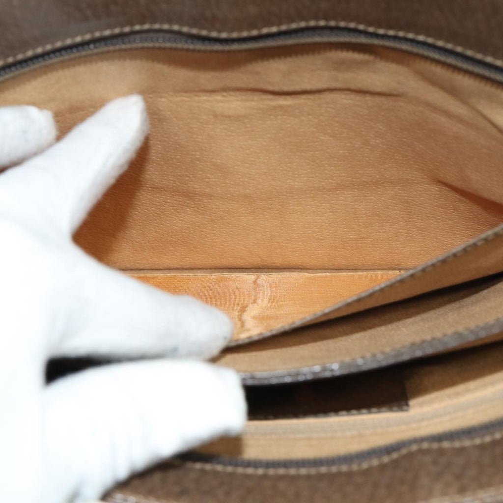 GUCCI GG Supreme Hand Bag PVC Beige 86 02 021 ar11979