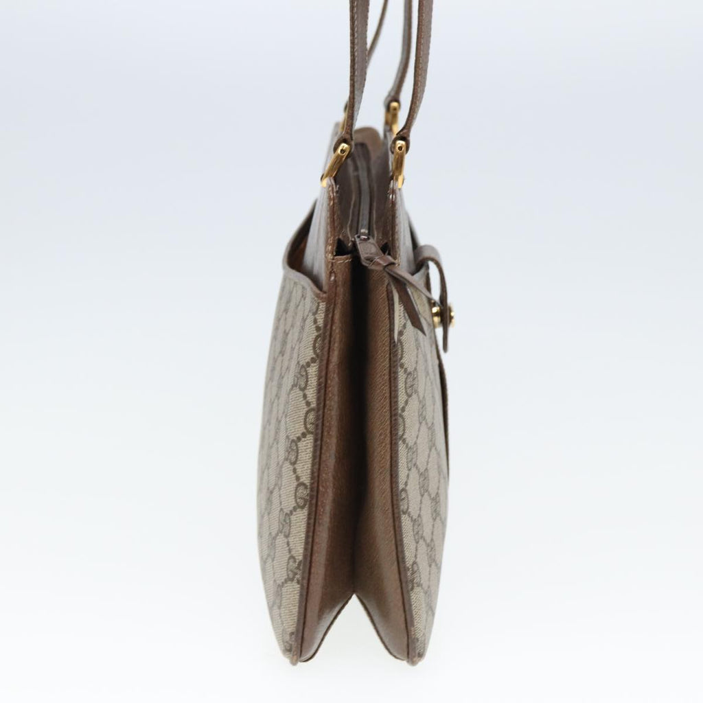 GUCCI GG Supreme Hand Bag PVC Beige 86 02 021 ar11979